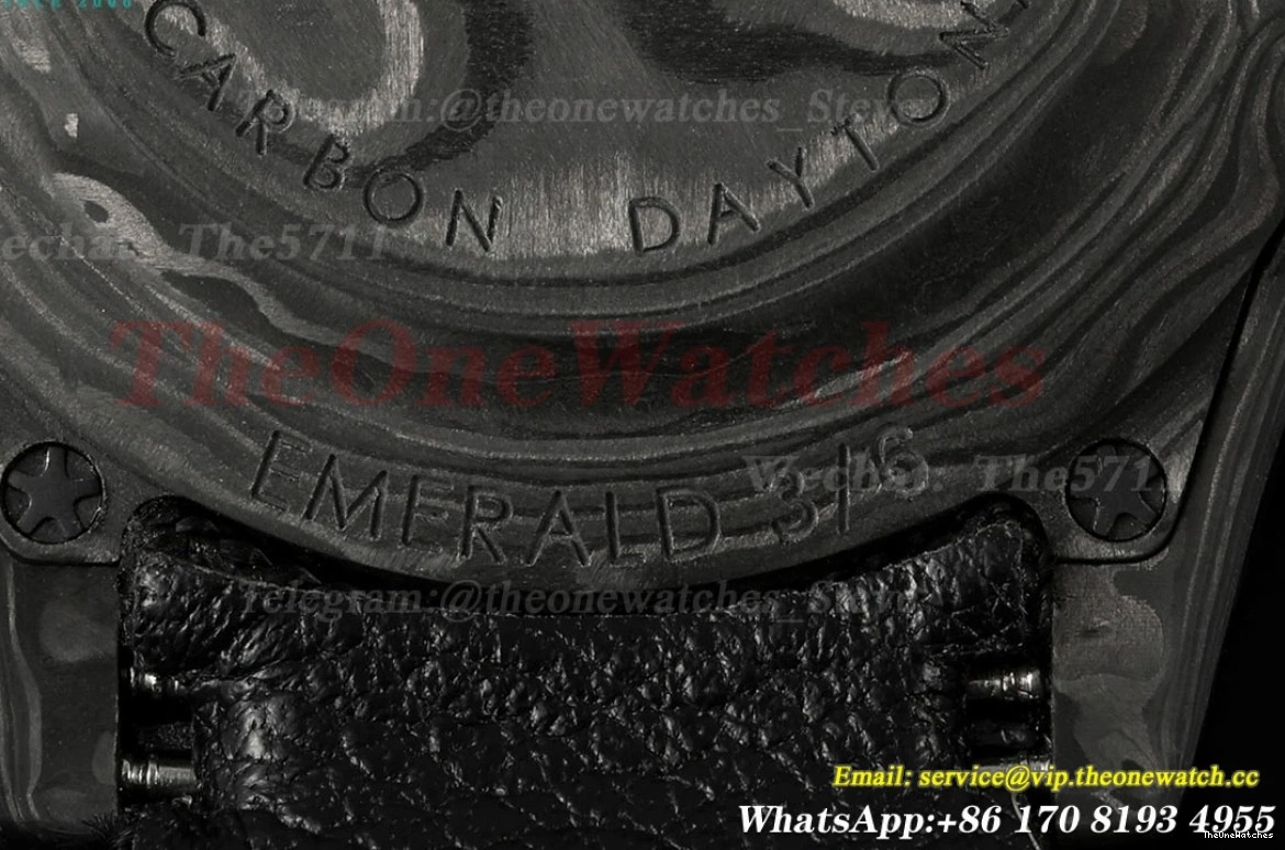 40mm Carbon Diw Dial Daytona N6F Black Skeleton NY DD4801 0127